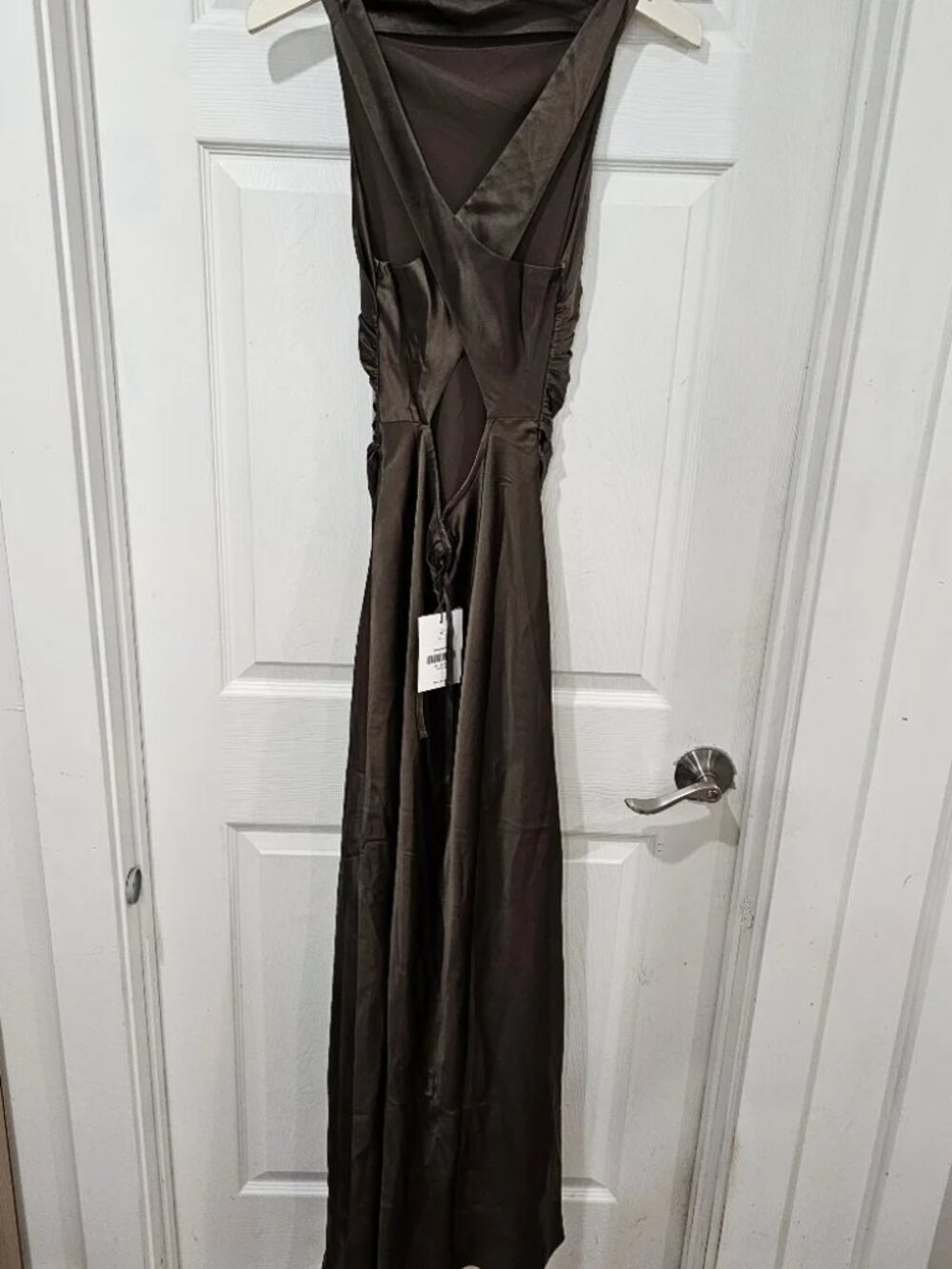 Reformation Anaiis Morel Silk Dress - Picture 5 of 10